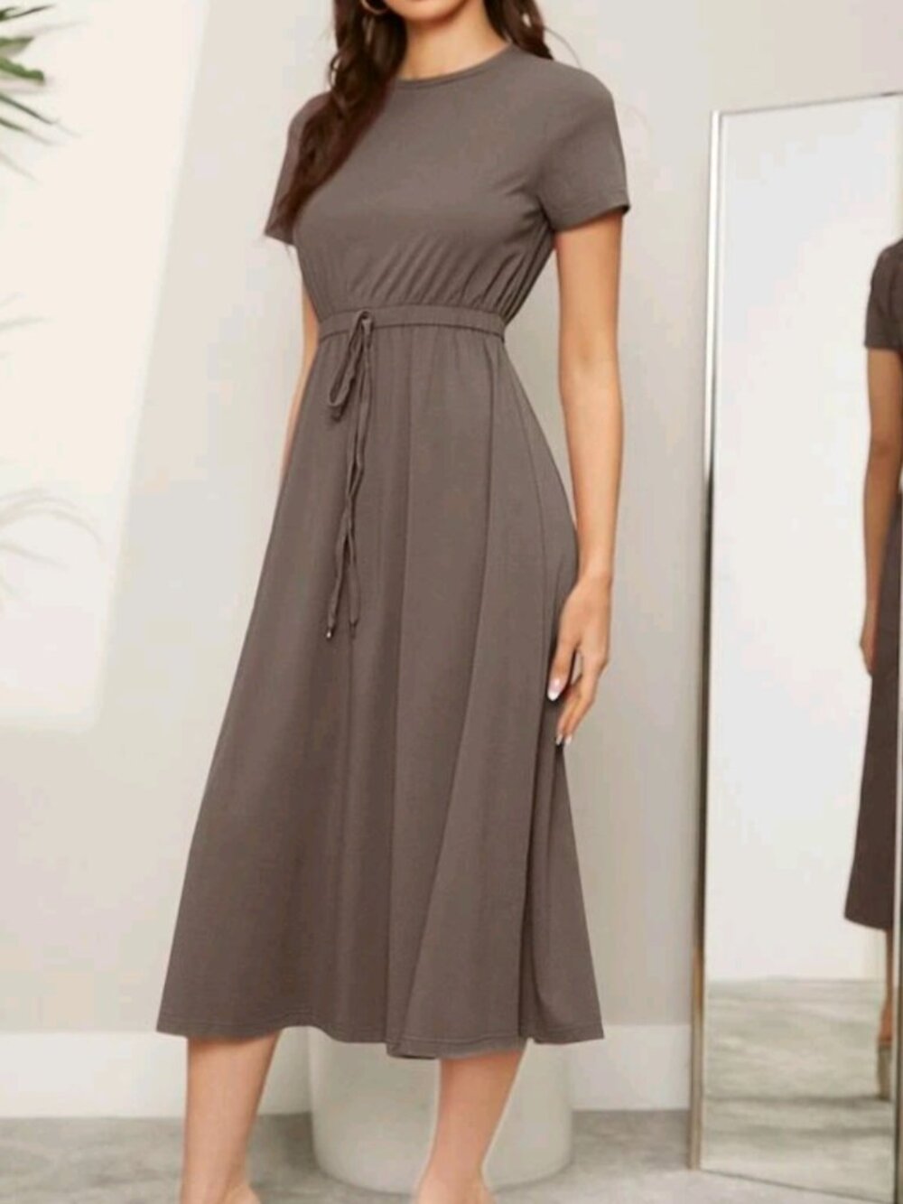 Simple Midi Dress S